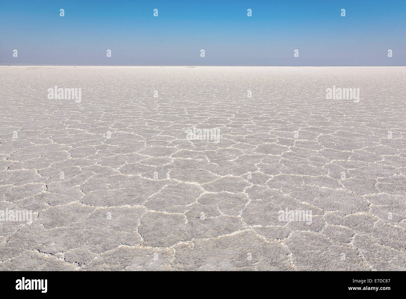 Sanddünen und der Wüste Zentraliran Stockfoto