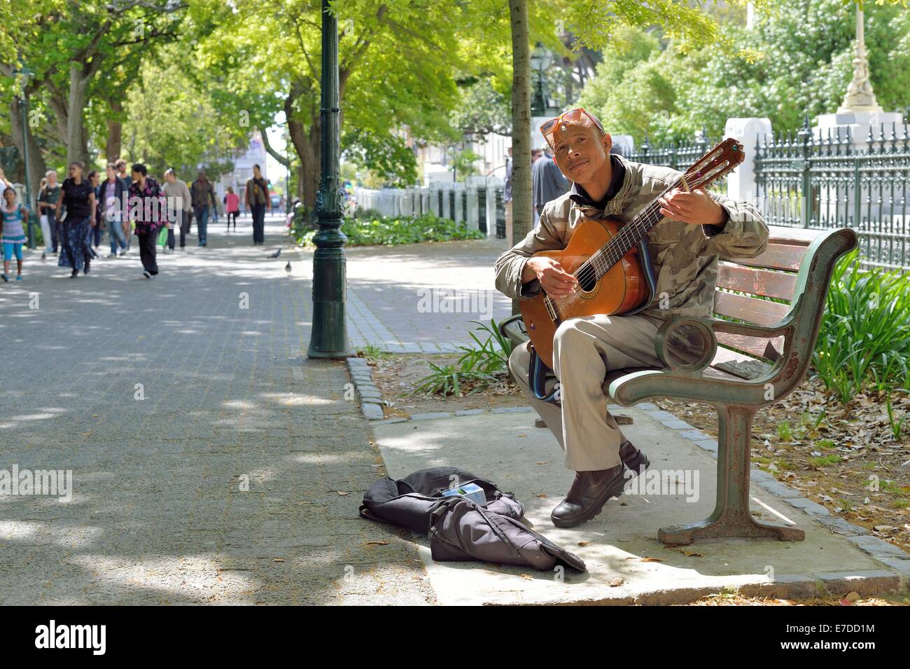 Oscar der Straßenmusiker Stockfoto