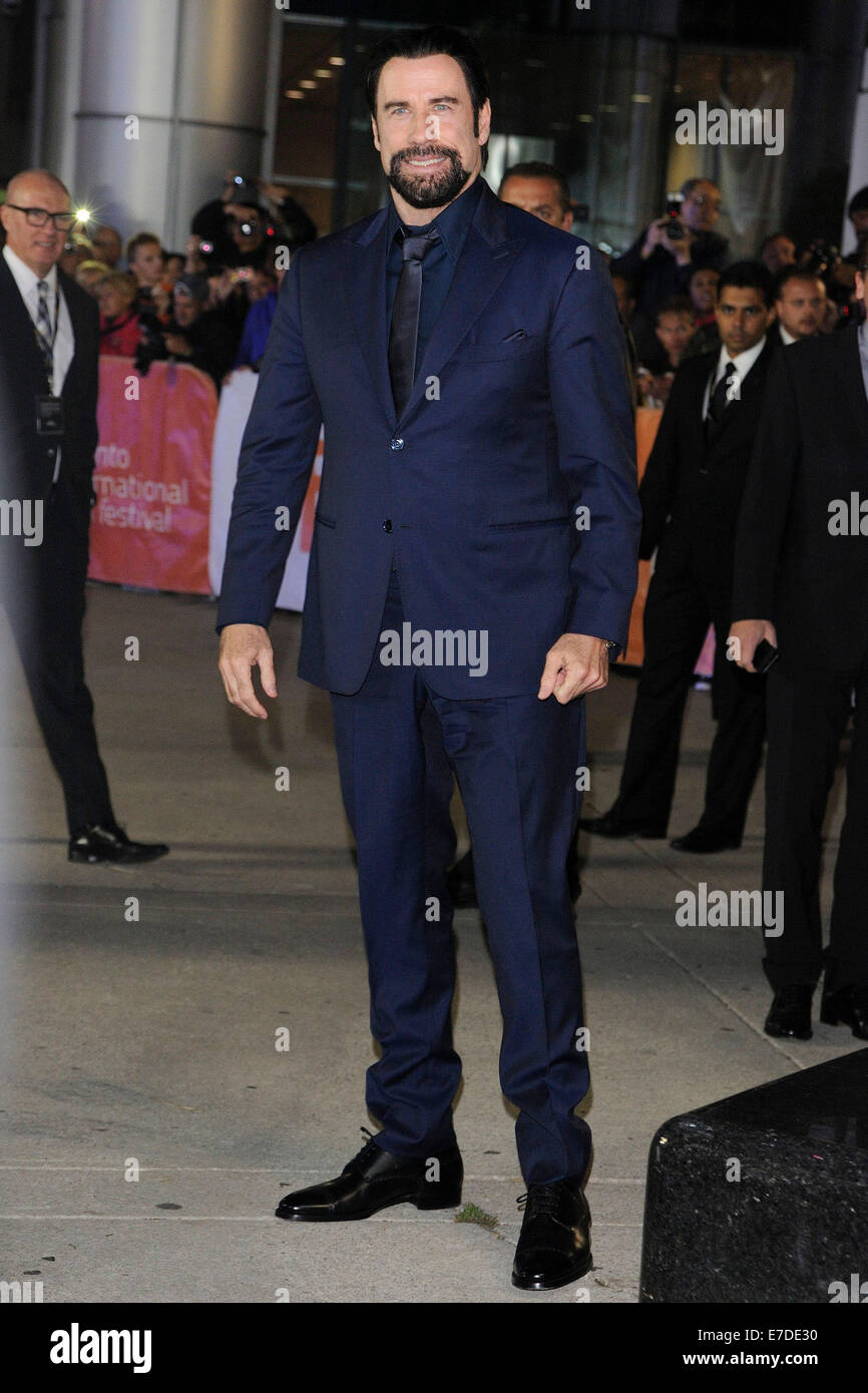 John Travolta auf 2014 Toronto International Filmfestival. TIFF-2014 Stockfoto