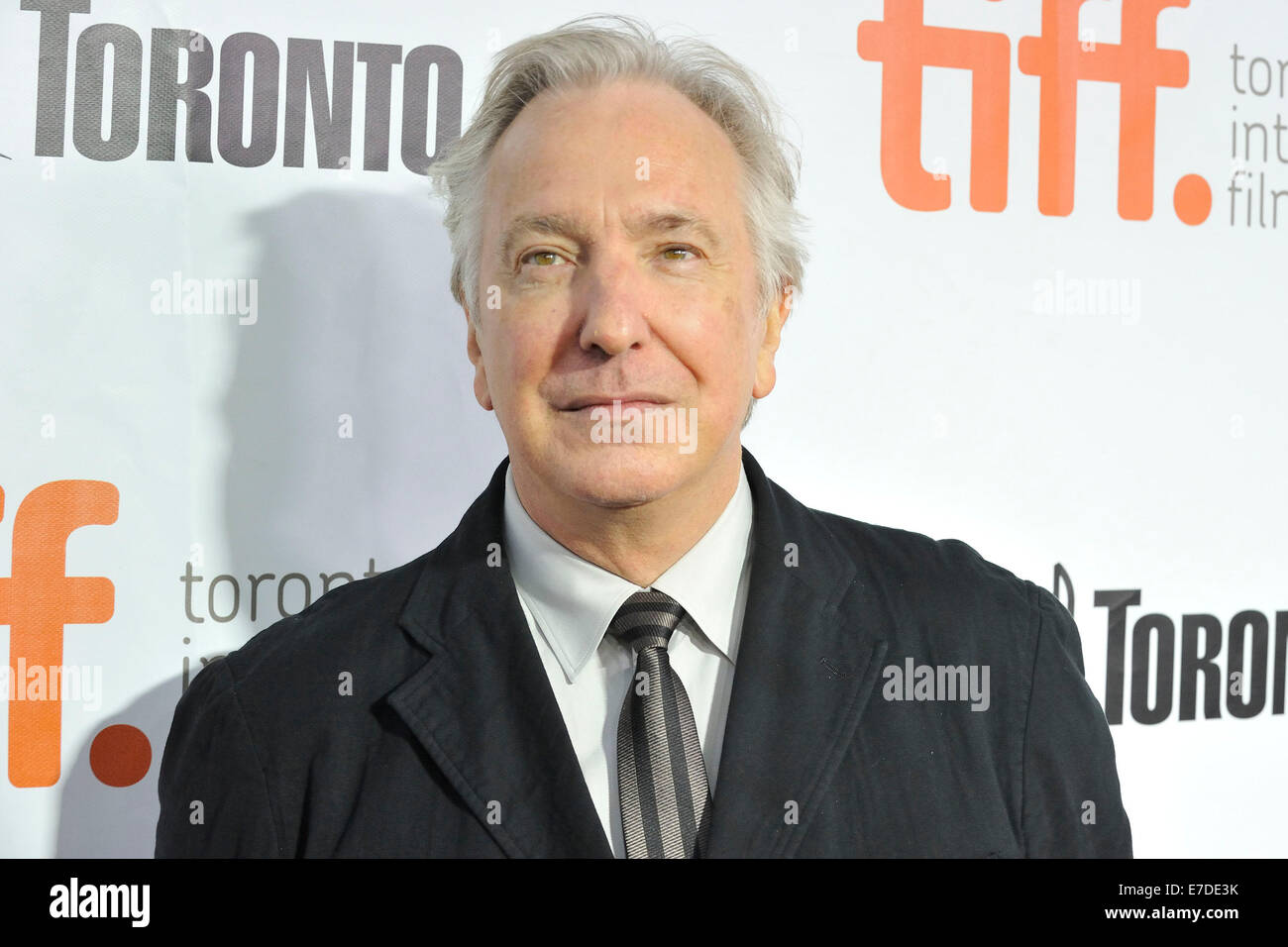 Alan Rickman auf 2014 Toronto International Filmfestival. TIFF-2014 Stockfoto