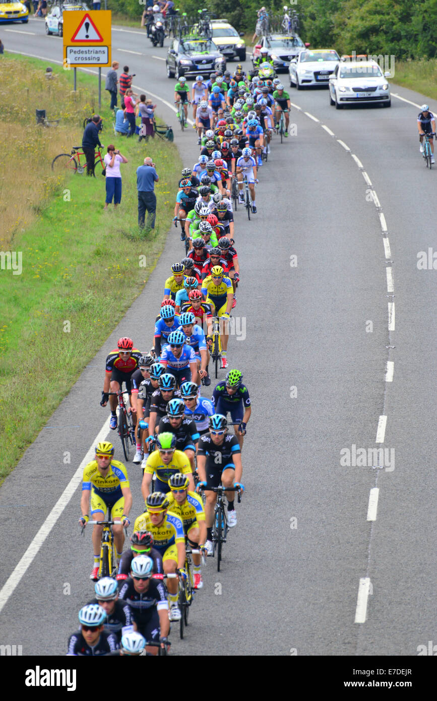 Radtour von Großbritannien Stufe 7 Billingshurst # Stockfoto