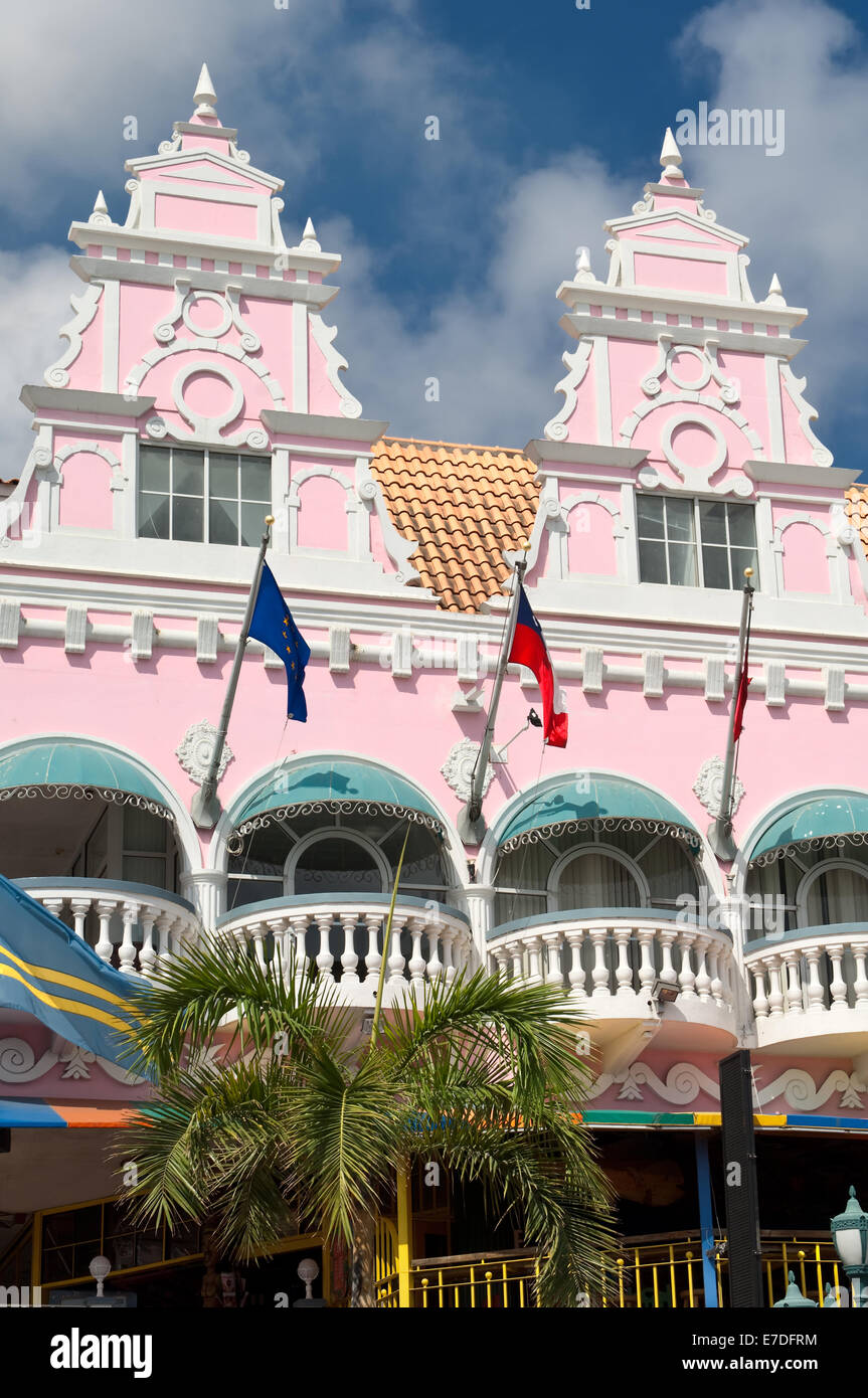 Einen bunten laden in der Geschäft Bezirk von Oranjestad, Aruba Stockfoto