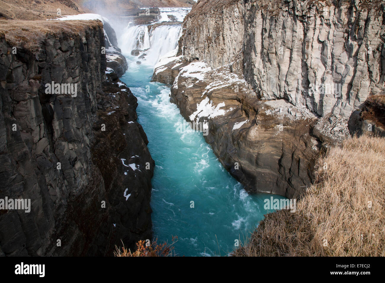 Gullfoss Island Stockfoto