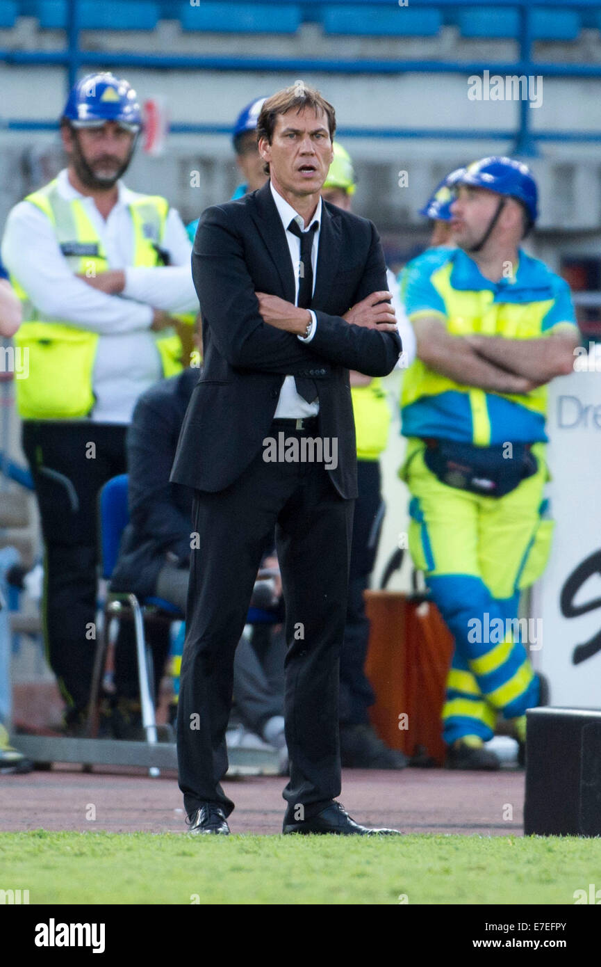 Rudi Garcia (Roma), 13. September 2014 - Fußball / Fußball: italienische "Serie A" match zwischen Empoli 0-1 Roma im Castellani Stadium in Empoli, Italien. (Foto von Maurizio Borsari/AFLO) [0855] Stockfoto