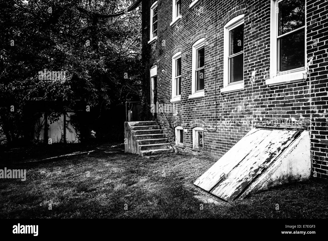 Verlassene Gebäude in Bairs, Pennsylvania. Stockfoto