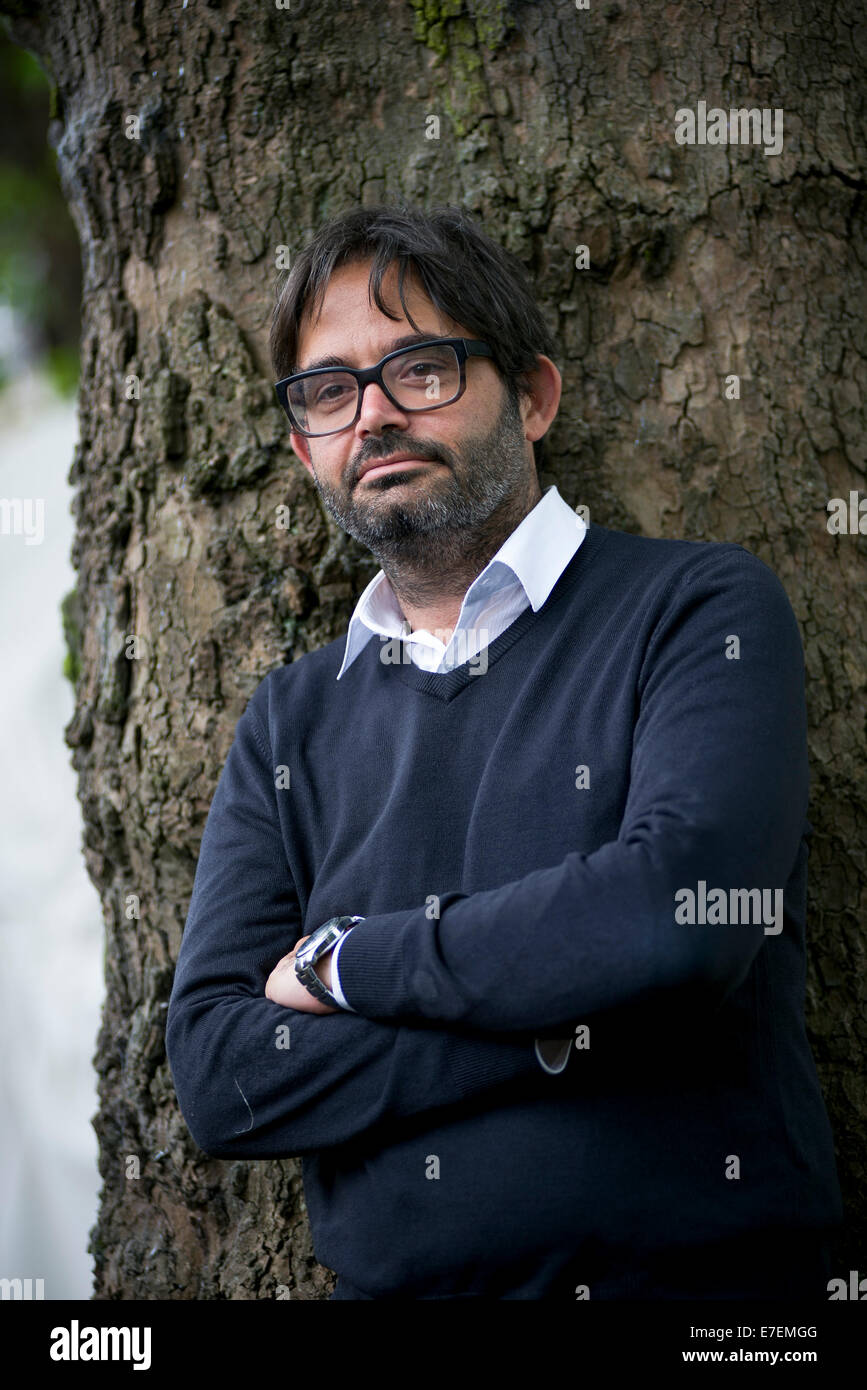 Professor der modernen Literaturtheorie an Goldschmiede und University of London Josh Cohen erscheint beim Edinburgh Book Festival. Stockfoto