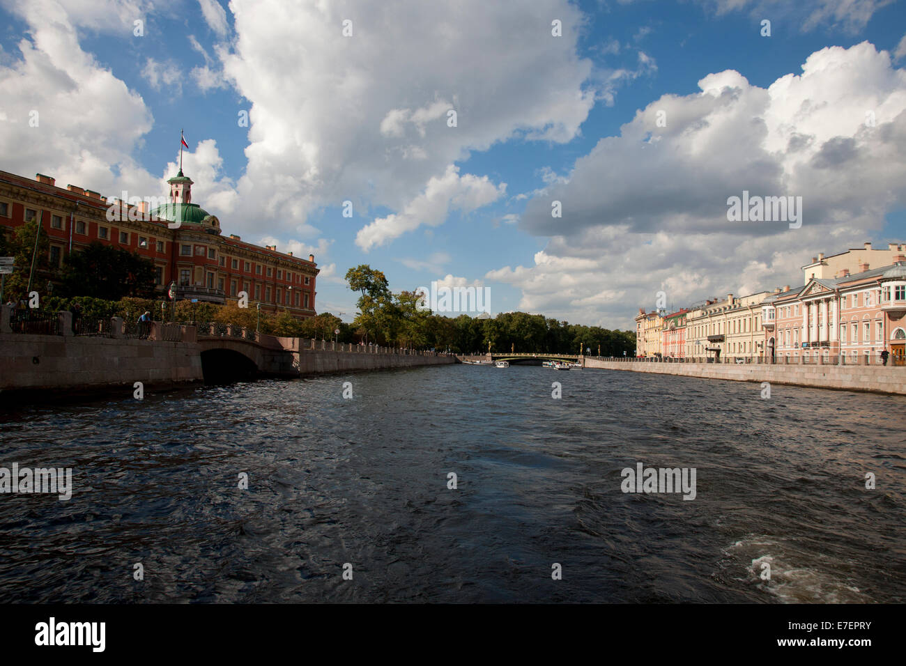 St. Petersburg Wasserstraßen Stockfoto