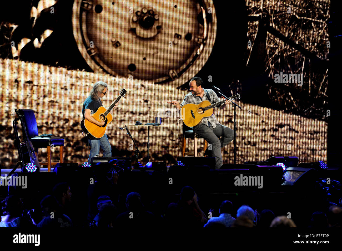 Dave Matthews und Tim Reynolds bei Farm Aid 2014 Stockfoto