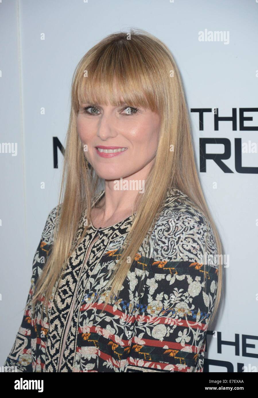 New York, NY, USA. 15. Sep, 2014. Amy Ashley im Ankunftsbereich für THE MAZE RUNNER Screening