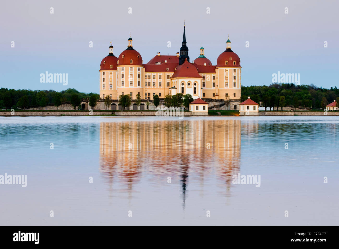 Schloss Moritzburg, Dresden, Sachsen, Deutschland Stockfoto