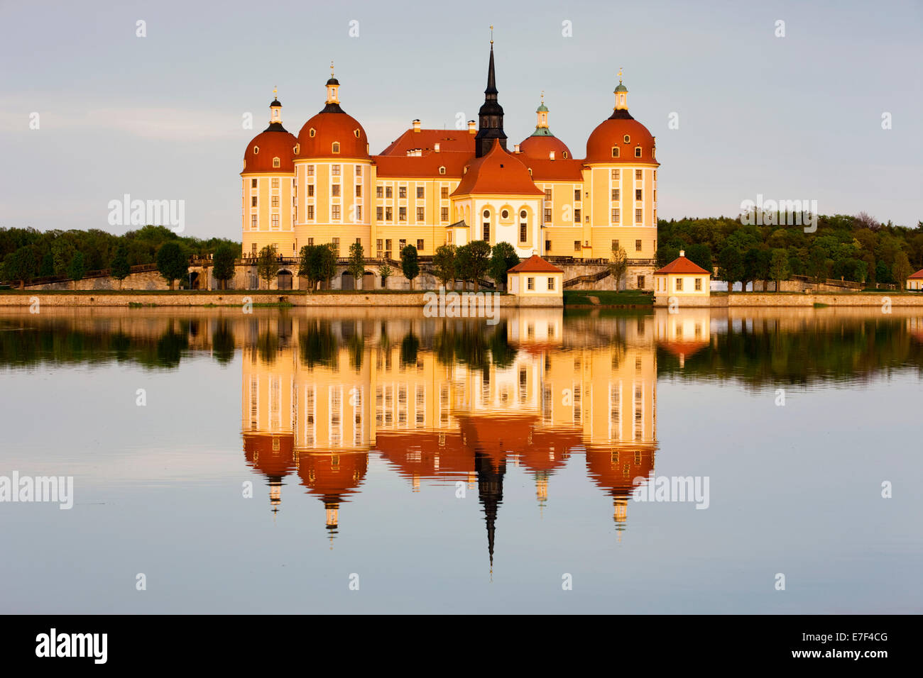 Schloss Moritzburg, Dresden, Sachsen, Deutschland Stockfoto