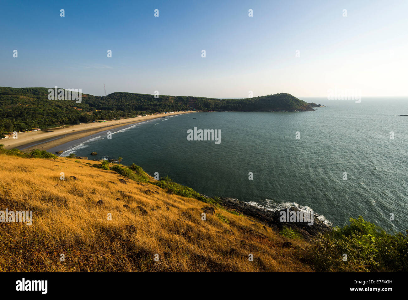 Kudle Strand, Gokarna, Karnataka, Indien Stockfoto