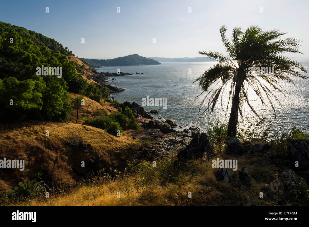 Küste, Gokarna, Karnataka, Indien Stockfoto