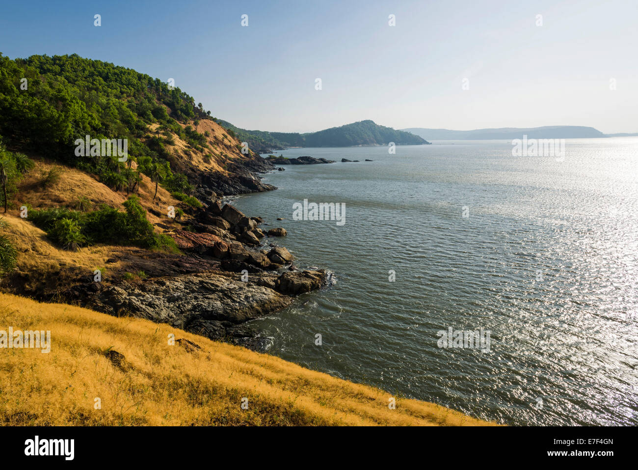 Küste, Gokarna, Karnataka, Indien Stockfoto