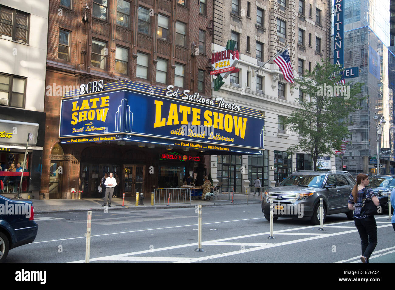 Ed Sullivan Theater Late Show David Letterman Stockfoto