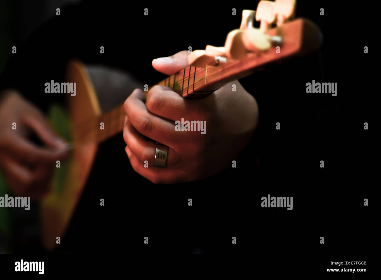 Türkische Musik-Equipment Stockfoto