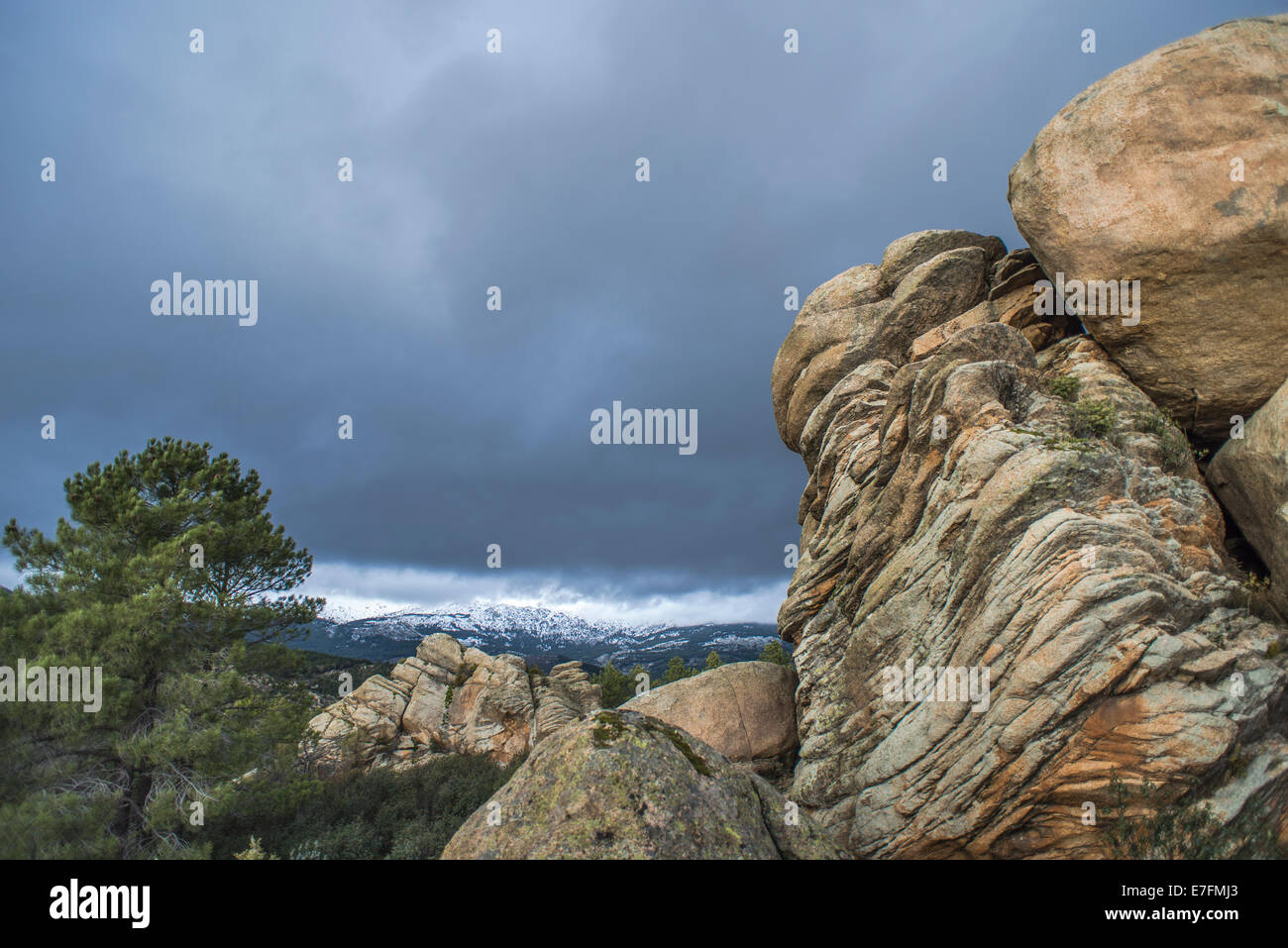 La Pedriza Naturgebiet, Provinz Madrid, Spanien Stockfoto