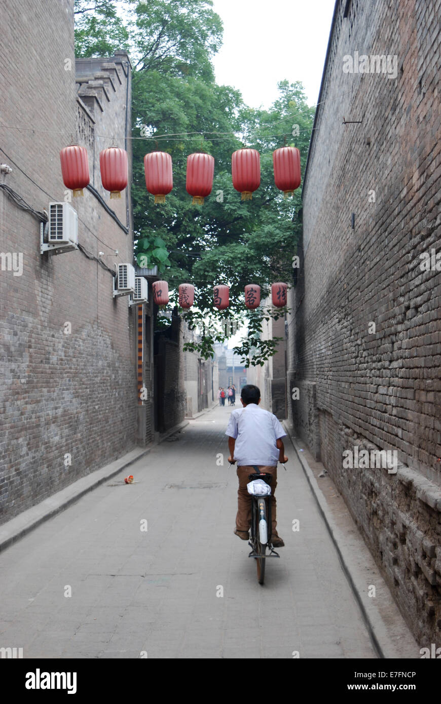 Hutong, China Peking 2014 Stockfoto