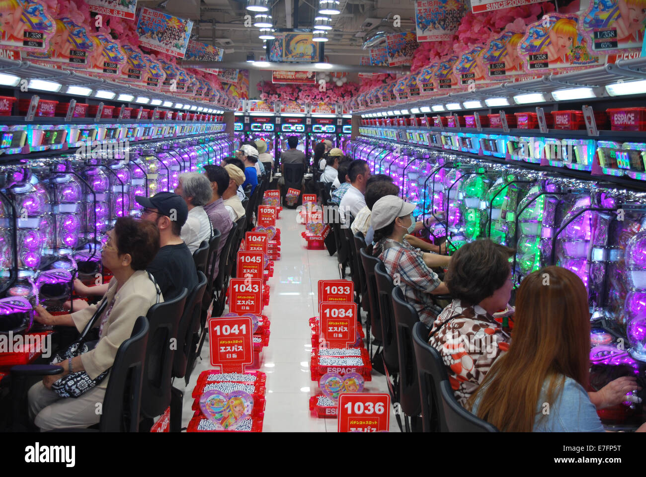 Spielhallen, Tokyo, Japan 2014 Stockfoto