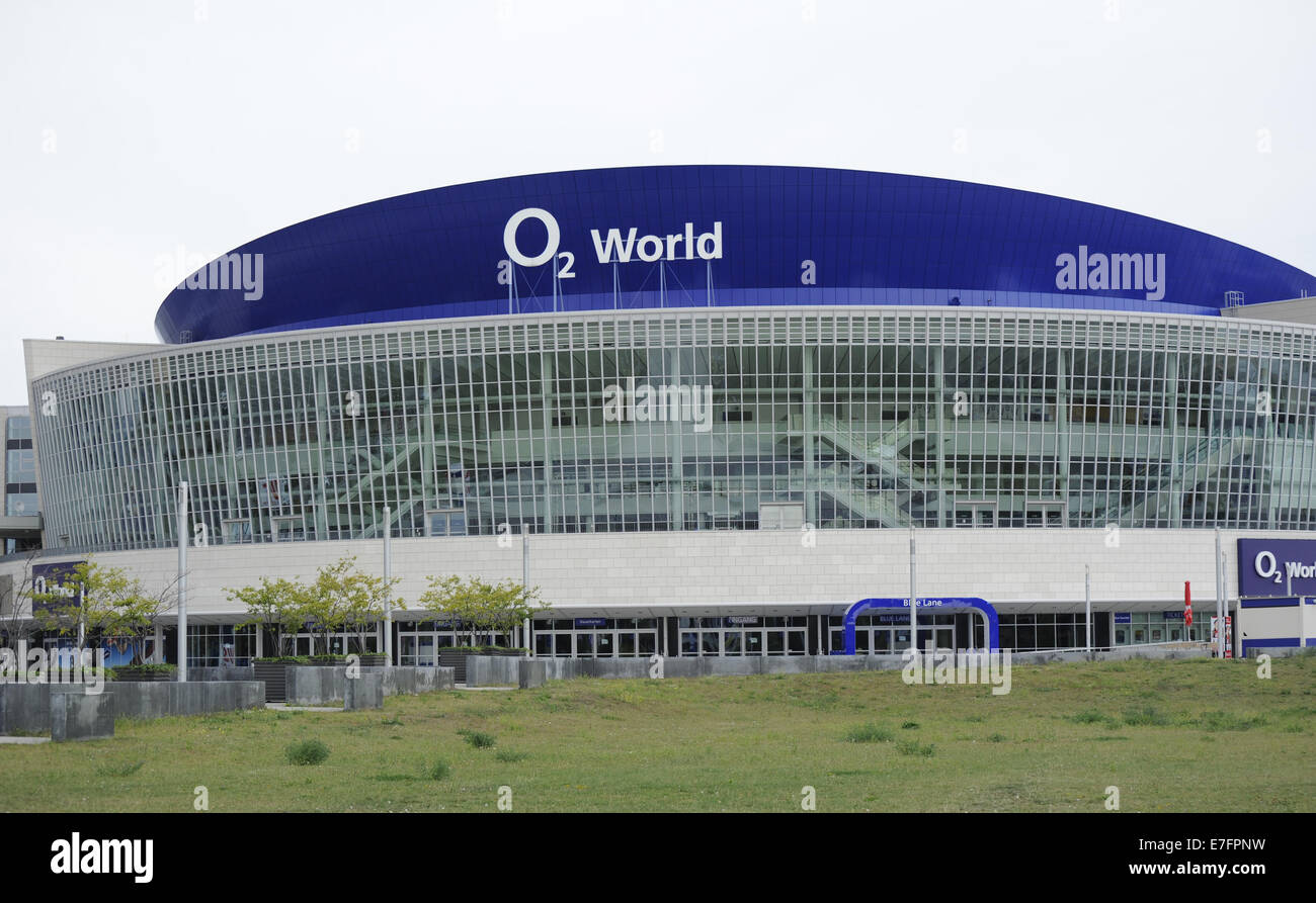 Deutschland. Berlin. O2-World. Ansicht. Stockfoto