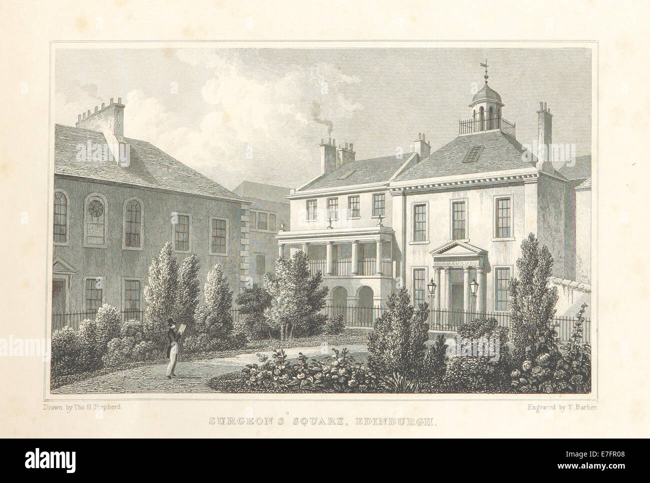 MA(1829) p.031 - des Chirurgen Square, Edinburgh - Thomas Hosmer Shepherd Stockfoto