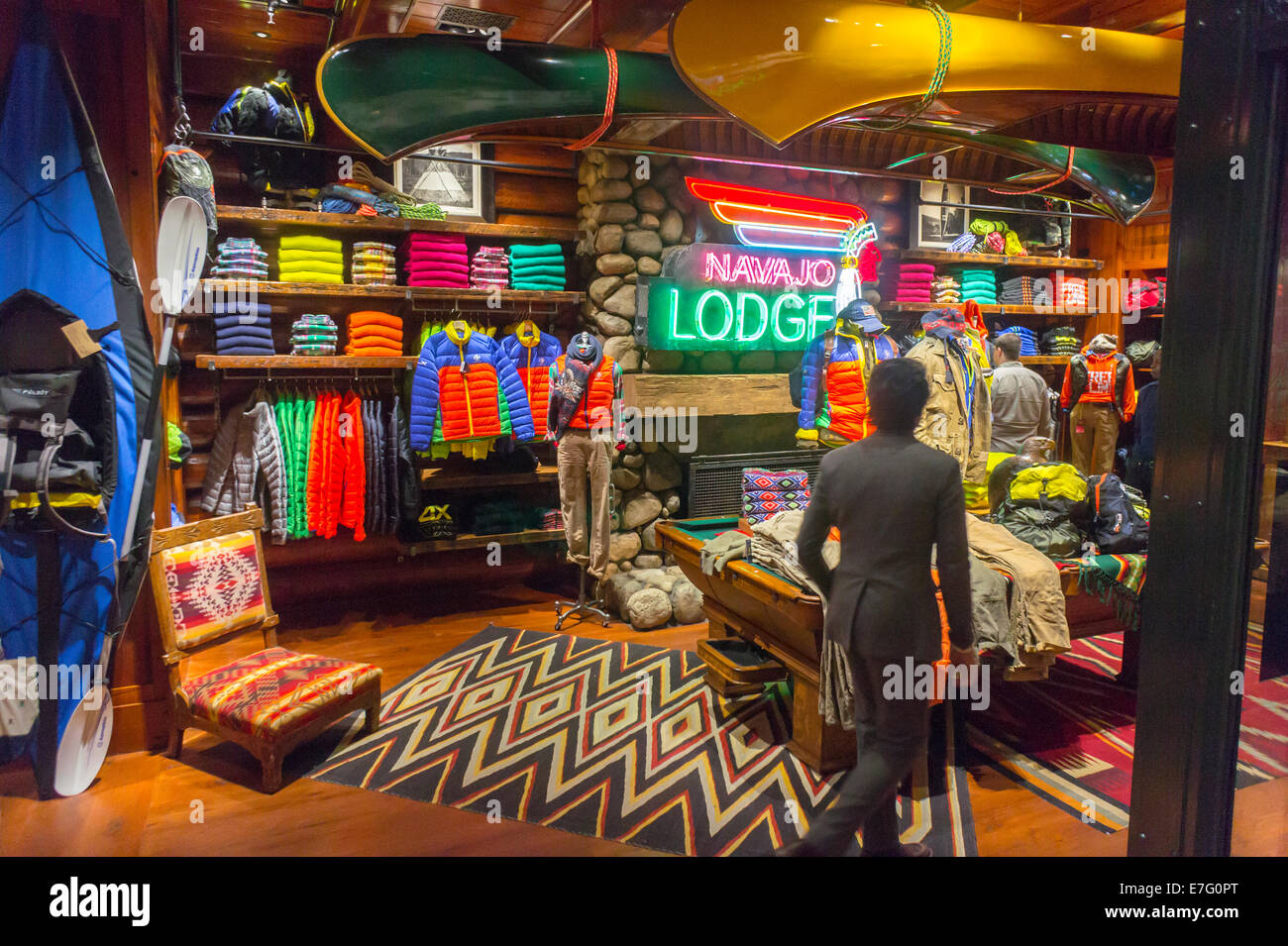 Der neue Polo Ralph Lauren Store der Fifth Avenue in New York Stockfotografie Alamy