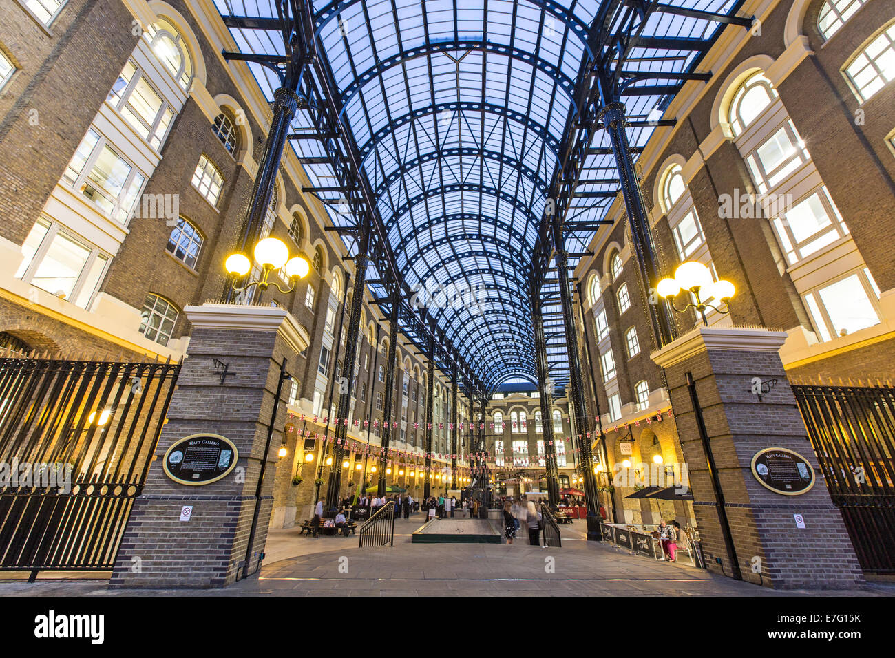 Der Hays Galeria Einkaufszentrum Southbank London UK Stockfoto