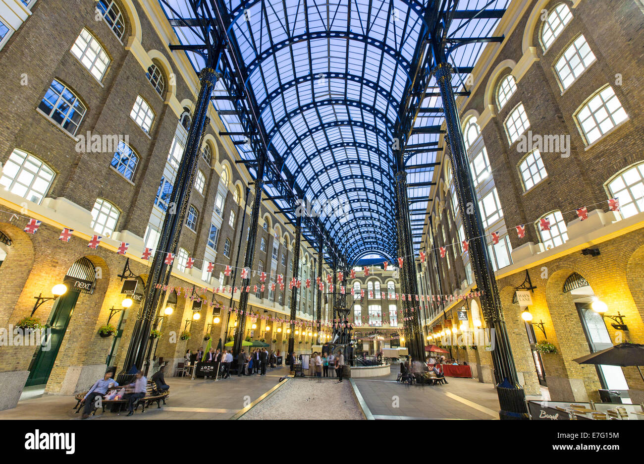 Der Hays Galeria Einkaufszentrum Southbank London UK Stockfoto