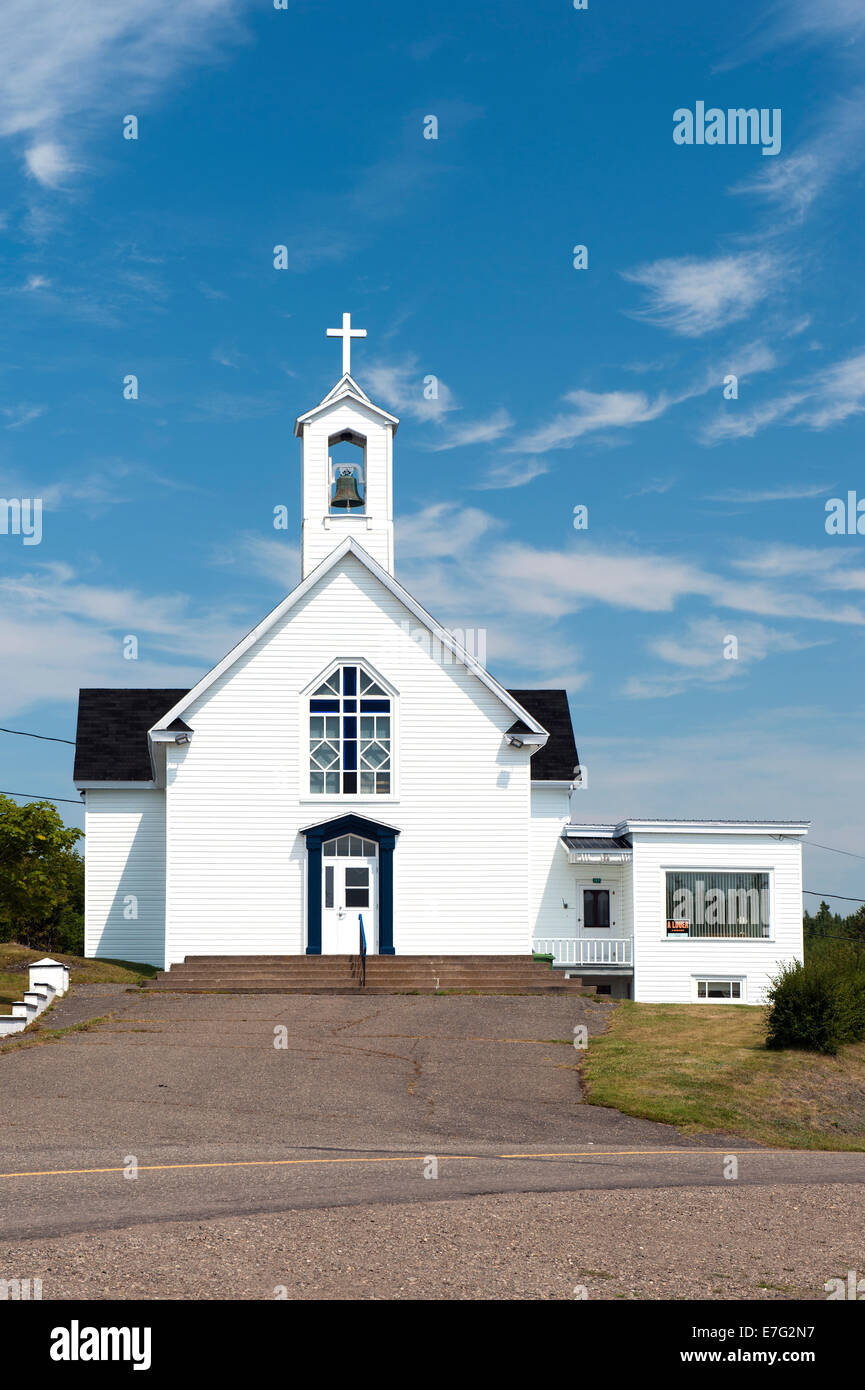 Notre-Dame-de-L'Assomption Kapelle, Rivière-Ouelle, Provinz Quebec, Kanada. Stockfoto