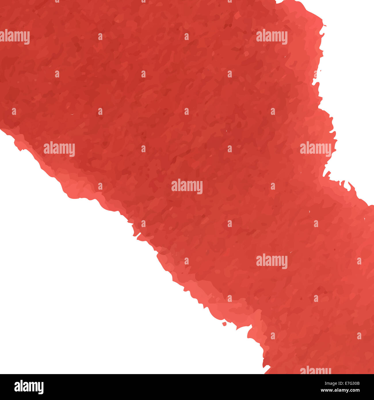 Roten Aquarell Fluss Hintergrunddesign. Abbildung in Vektor gemacht. Stockfoto