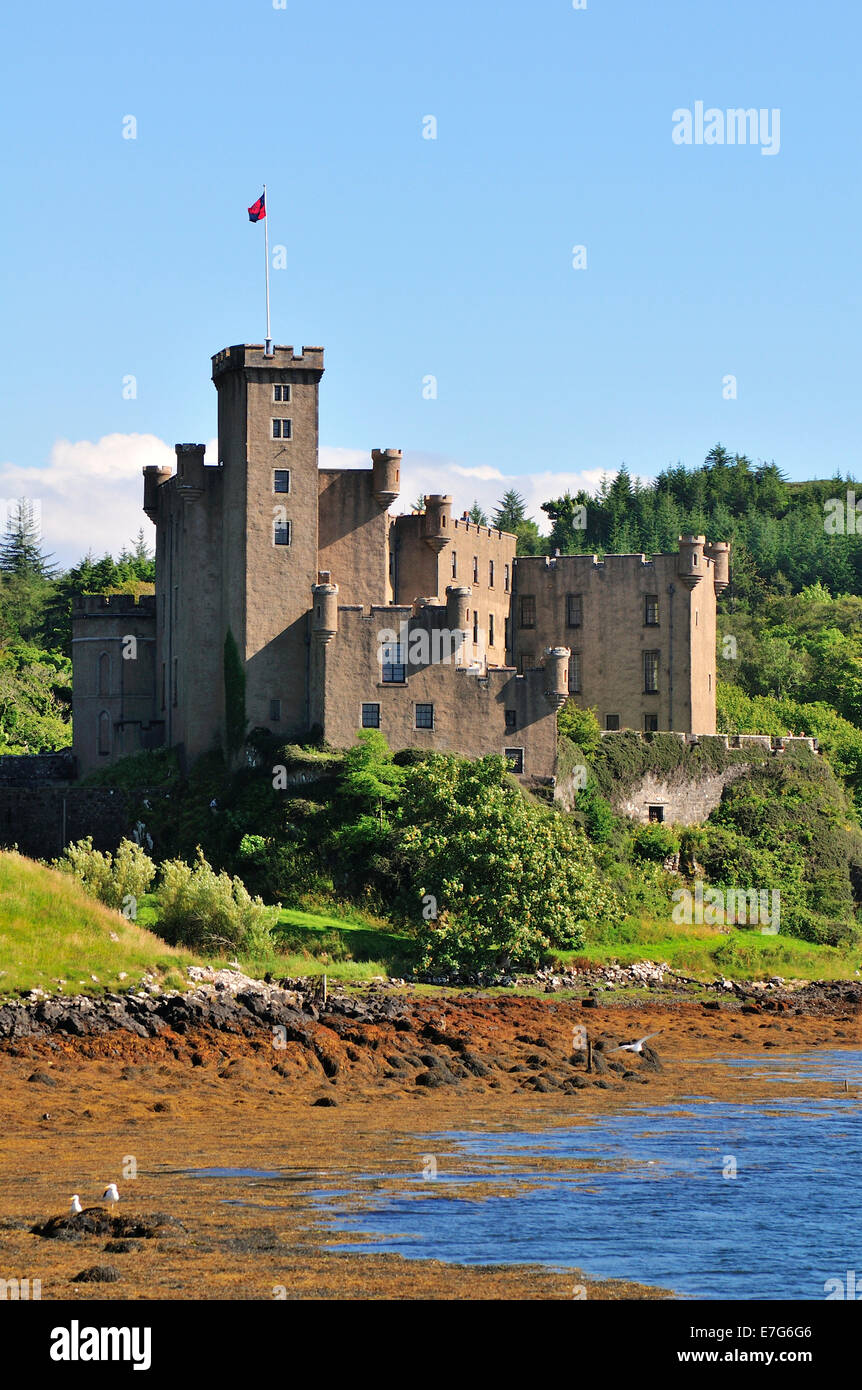 Dunvegan Castle, Ross, Skye und Lochaber, Isle Of Skye, Schottland, Vereinigtes Königreich Stockfoto