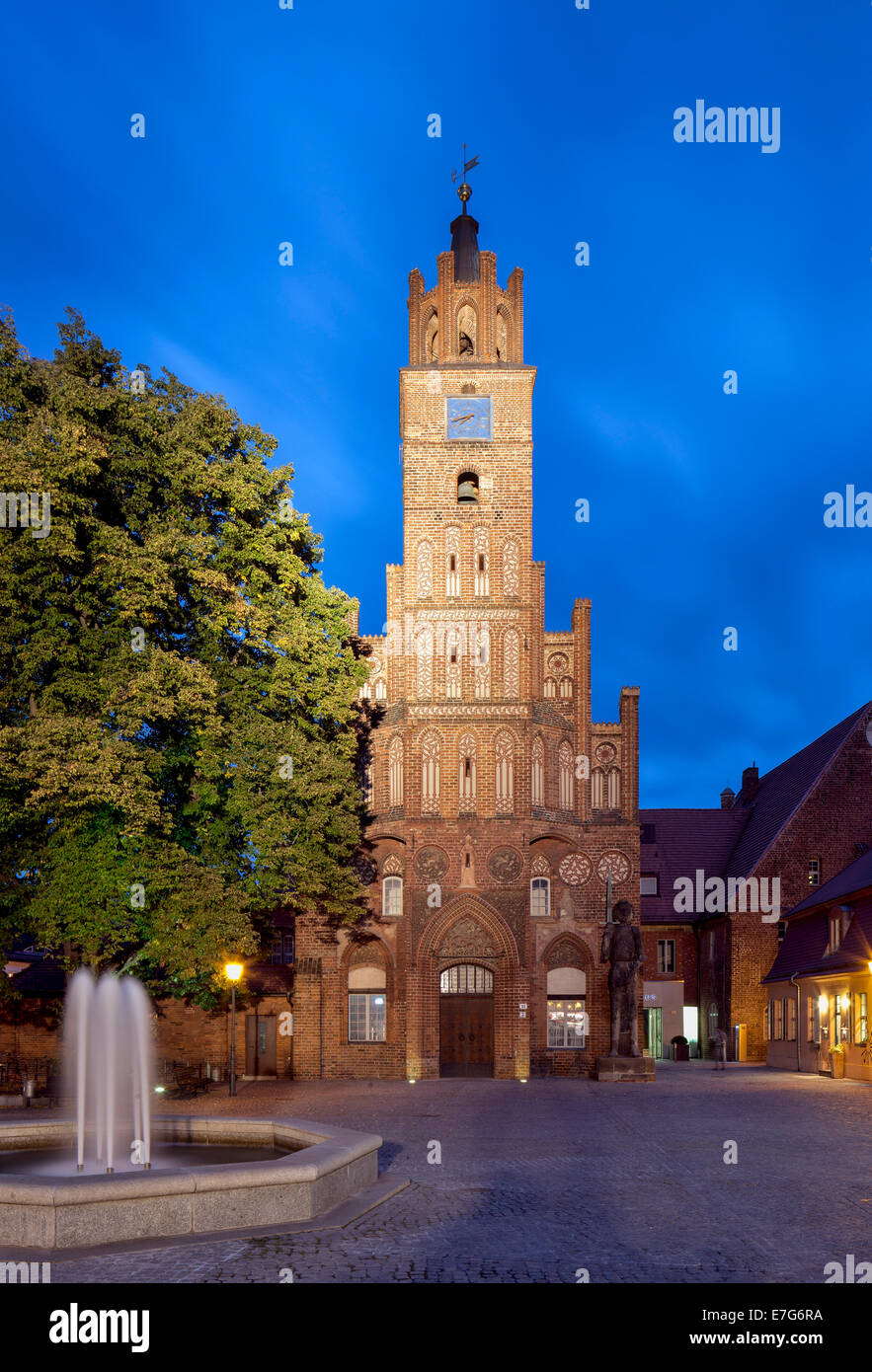 Old Town oder Altstädtisches Rathaus Rathaus, Altstädter Markt, Brandenburg an der Havel, Brandenburg, Deutschland Stockfoto