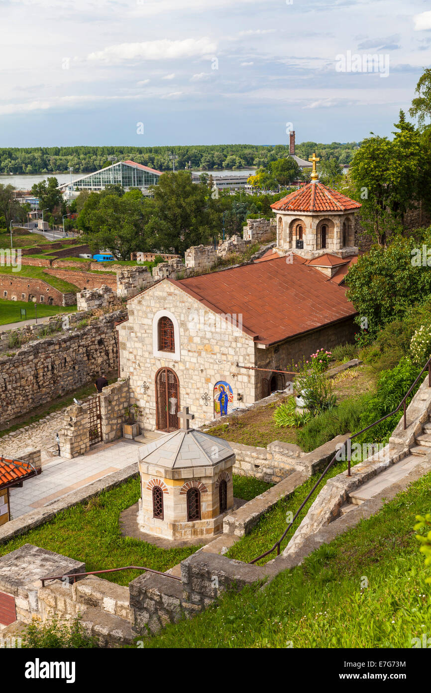 Belgrader Festung Kalemegdan, Belgrad, Serbien Stockfoto