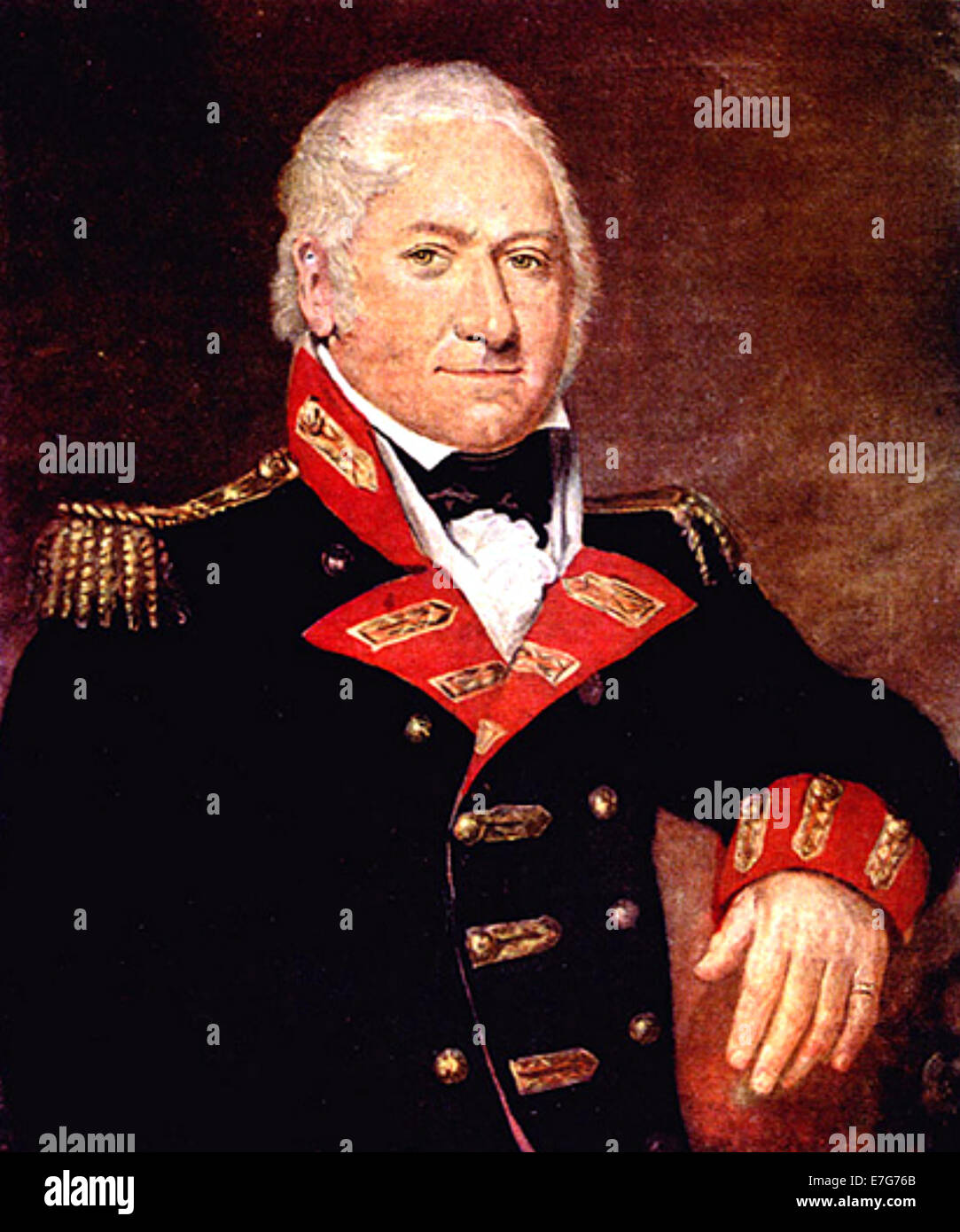 Major General Henry Shrapnel, britischer Offizier Stockfoto