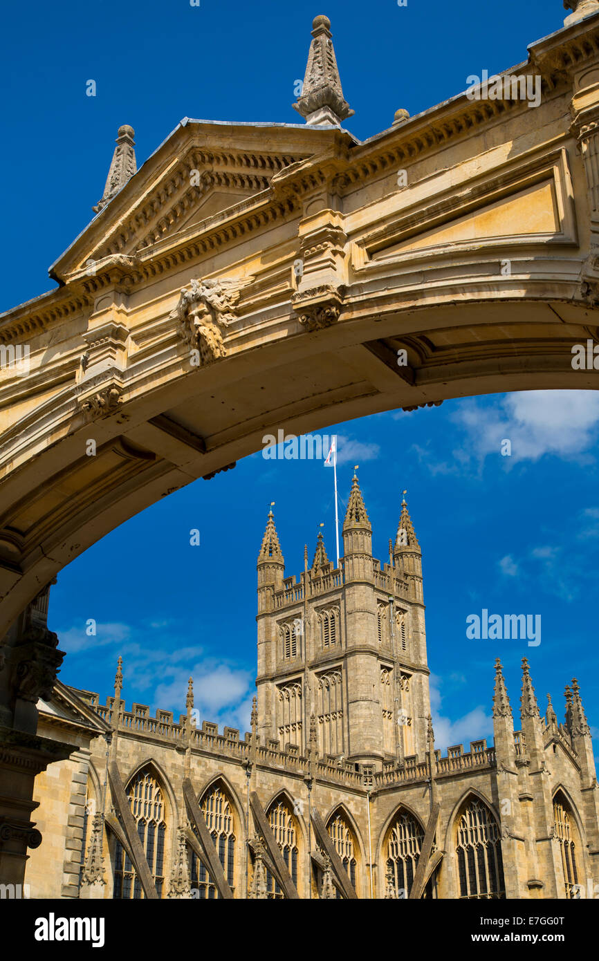 Kathedrale von Bath, Somerset, England Stockfoto