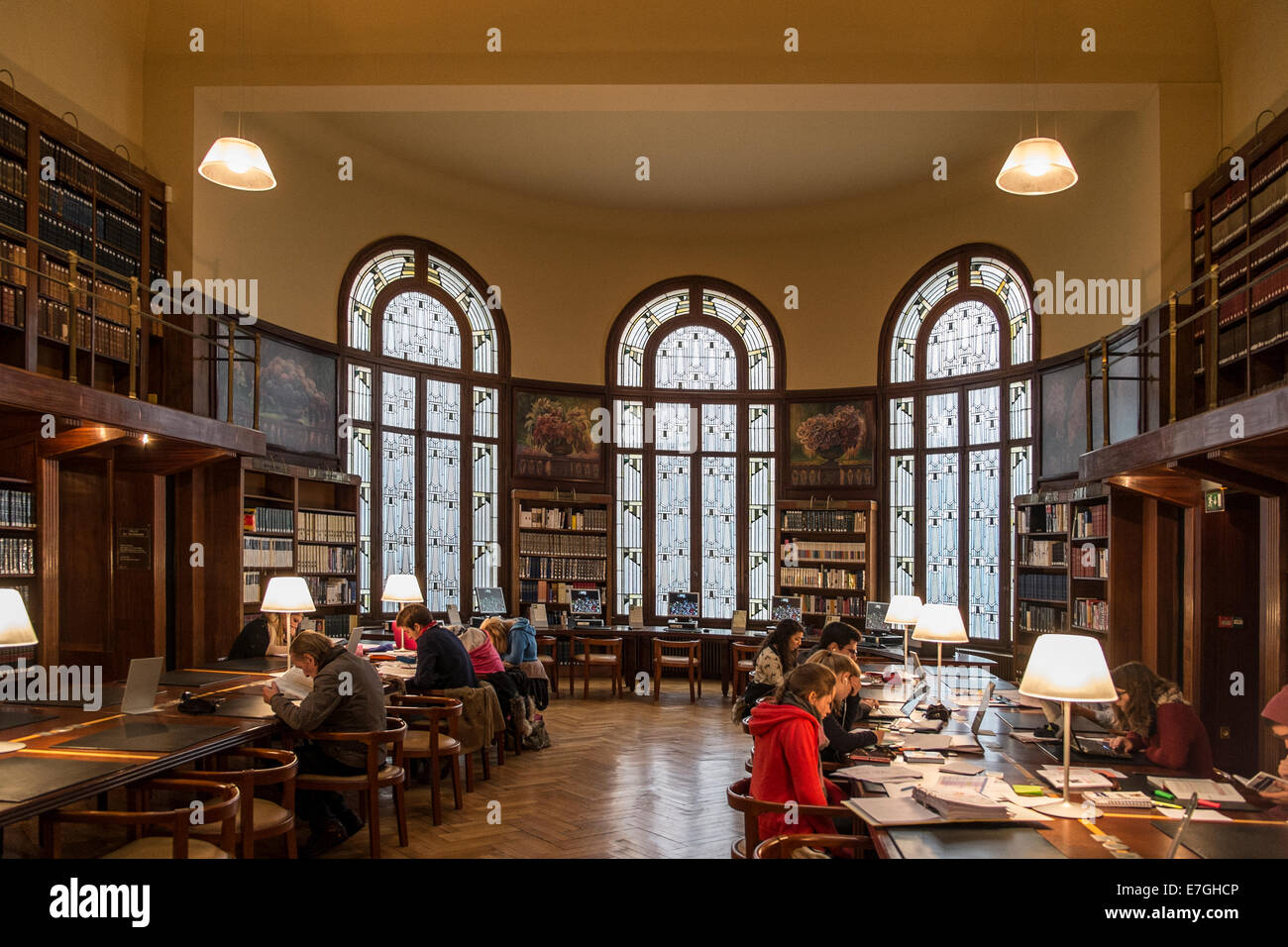 Die Carnegie-Bibliothek von Reims Stockfoto