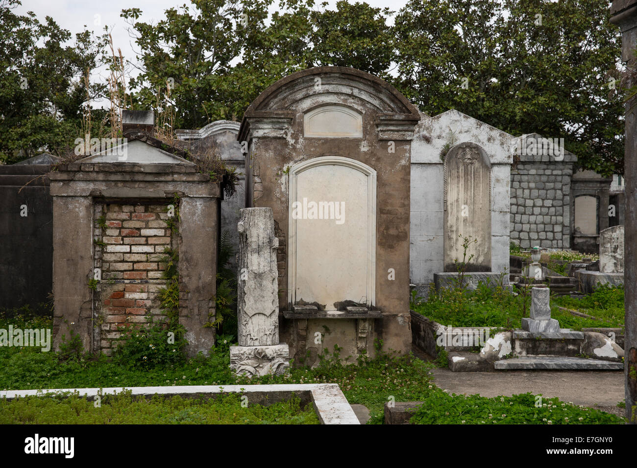 Historischen Saint-Louis-Friedhof in New Orleans. Stockfoto