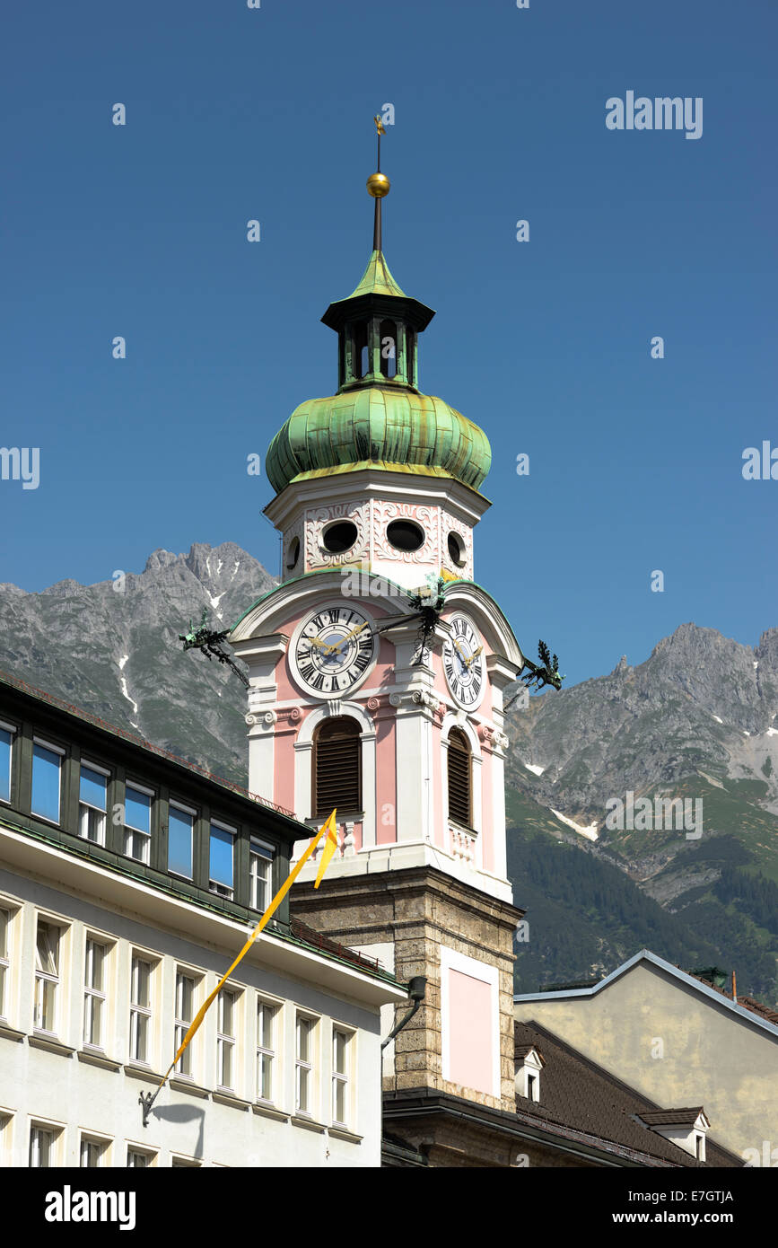 Spital-Kirche, Maria Theresia Straße, Innsbruck, Tirol, Österreich Stockfoto