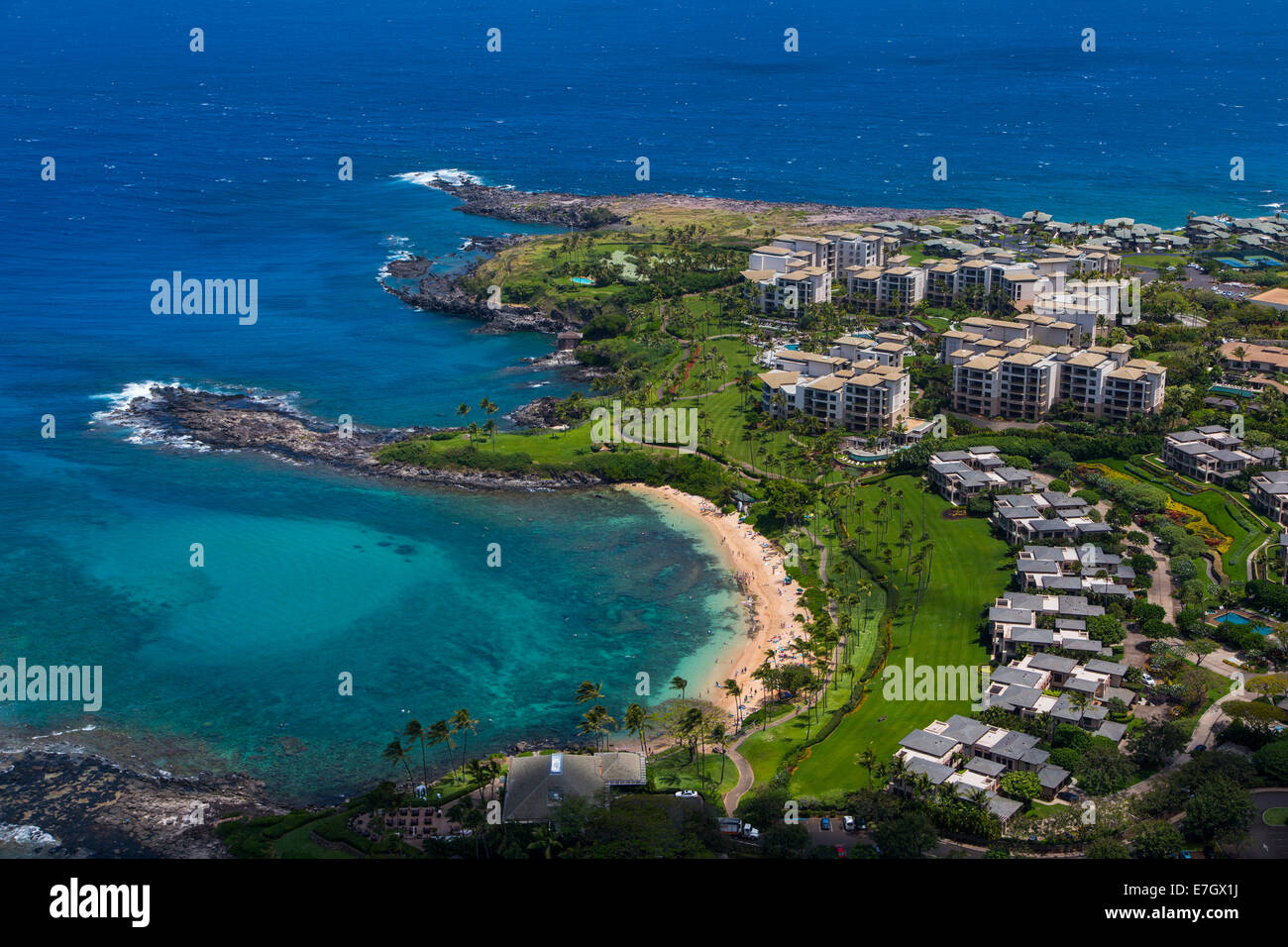 Kapalua Resort, Maui, Hawaii Stockfoto
