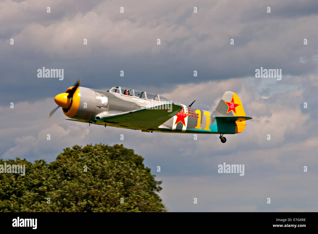 Harvard IV G-GBPB Flugzeuge gesehen in Headcorn, Kent Stockfoto