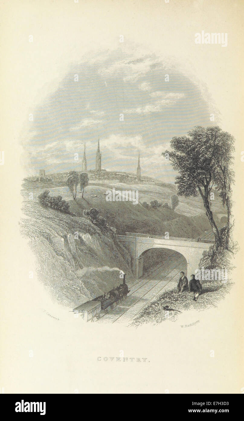 Roscoe L&BR(1839) p194 - Coventry Stockfoto