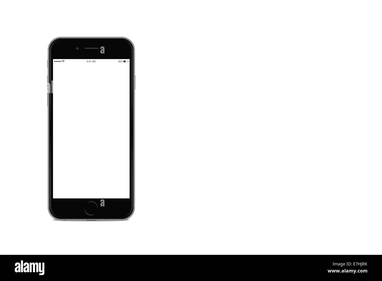 Smartphone Iphone 6 (Raum grau), Digital generiert Kunstwerk. Stockfoto