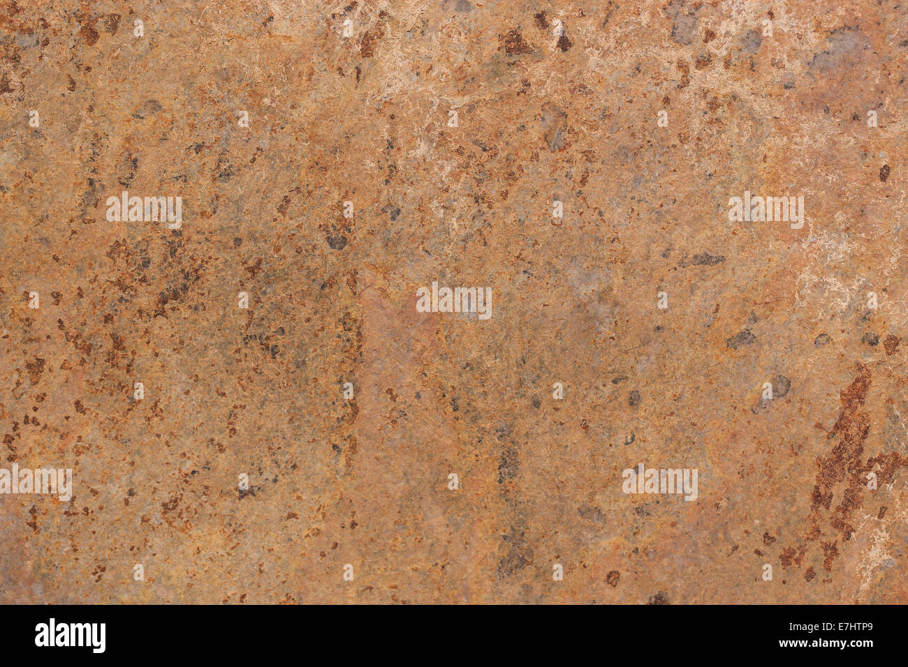 Muster einer Steinplatte in Ocker, Beige, braun Stockfoto