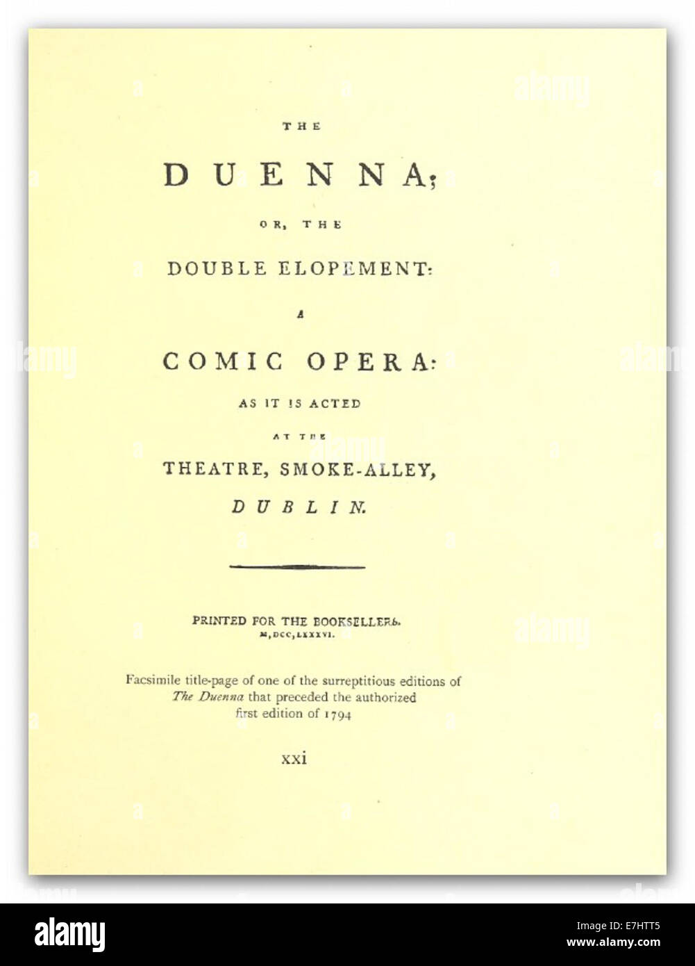 Eine Karte und Illustration aus dem 1774 erschienenen Buch über Cumberland auf Seite XXI. Es enthält historische Details und eine künstlerische Darstellung der Gegend von Cumberland. Stockfoto