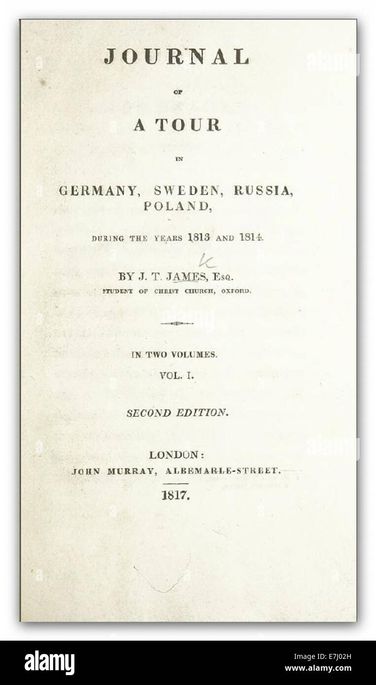 Diese 1817 erschienene Publikation von James enthält Karten, Illustrationen und Texte, die verschiedene Aspekte der Geschichte und Geographie des frühen 19. Jahrhunderts erforschen und wertvolle Einblicke in die Zeit geben. Stockfoto