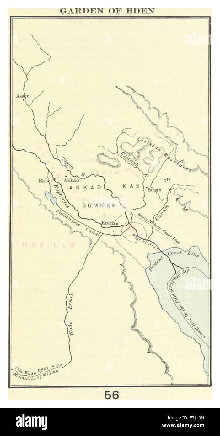 MACCOUN(1899) p019 GARDEN OF EDEN Stockfoto