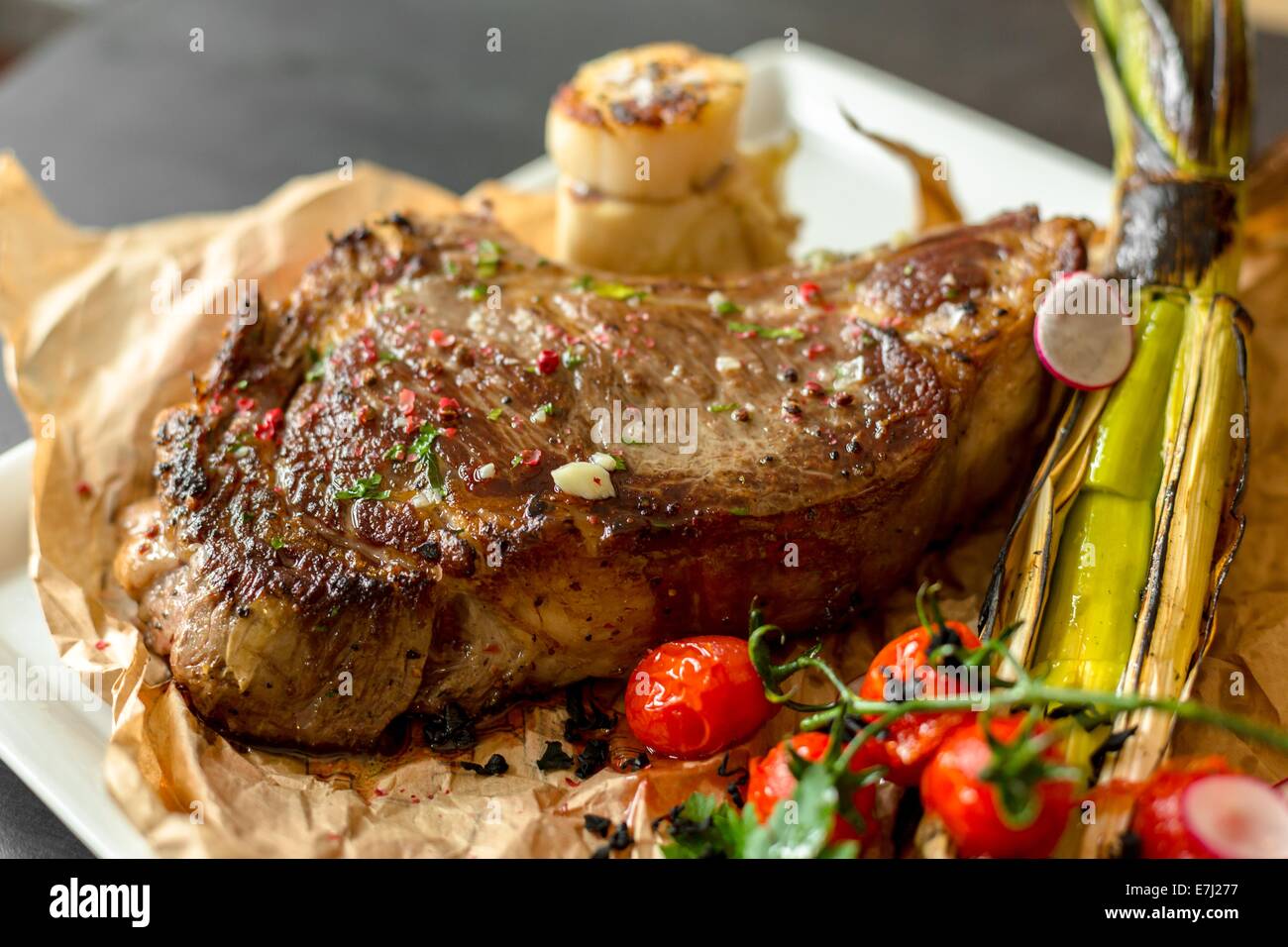 Köstlichen Gourmet-Essen Stockfoto