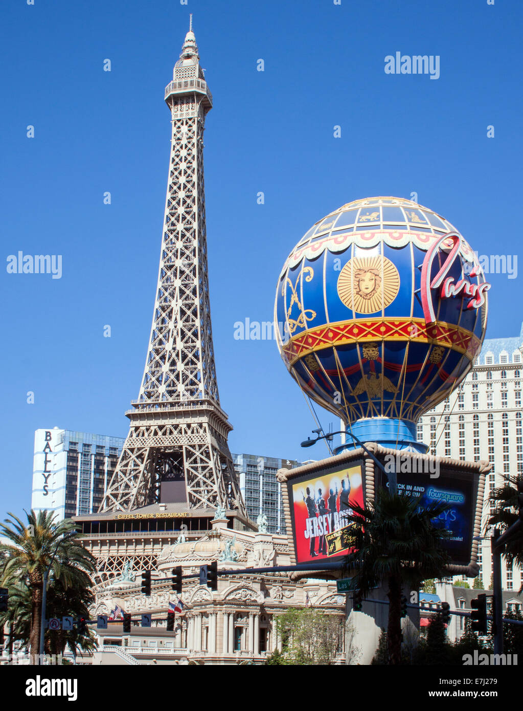 Paris-Casino in Las Vegas Nevada Stockfoto