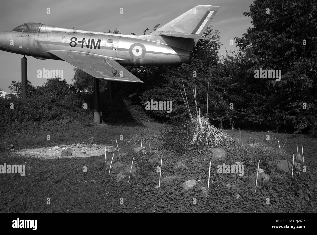 Dassault Mystere IVA - Luftwaffe, LFOI Abbeville, Frankreich Stockfoto