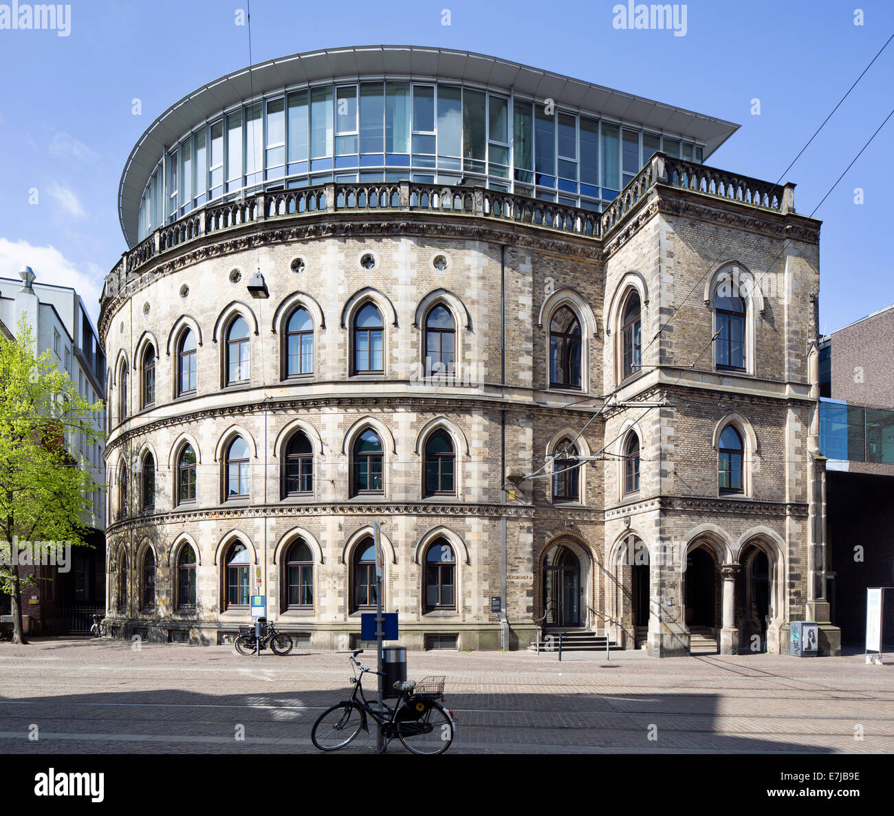 Kontorhaus Börsenhof A oder Exchange Gericht A, erbaut im Neo-gotischen Stil, Bremen, Deutschland Stockfoto